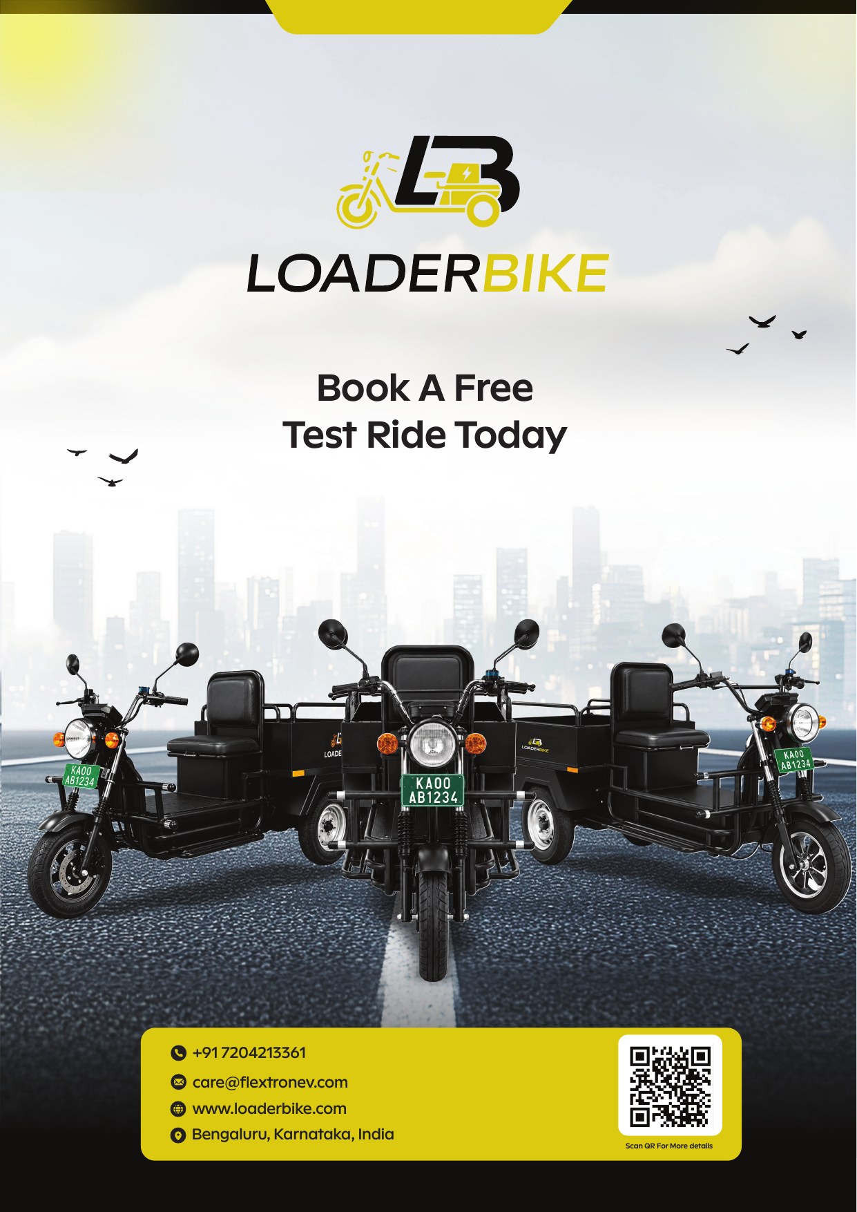 LoaderBike Ultra 3W full technical specifications